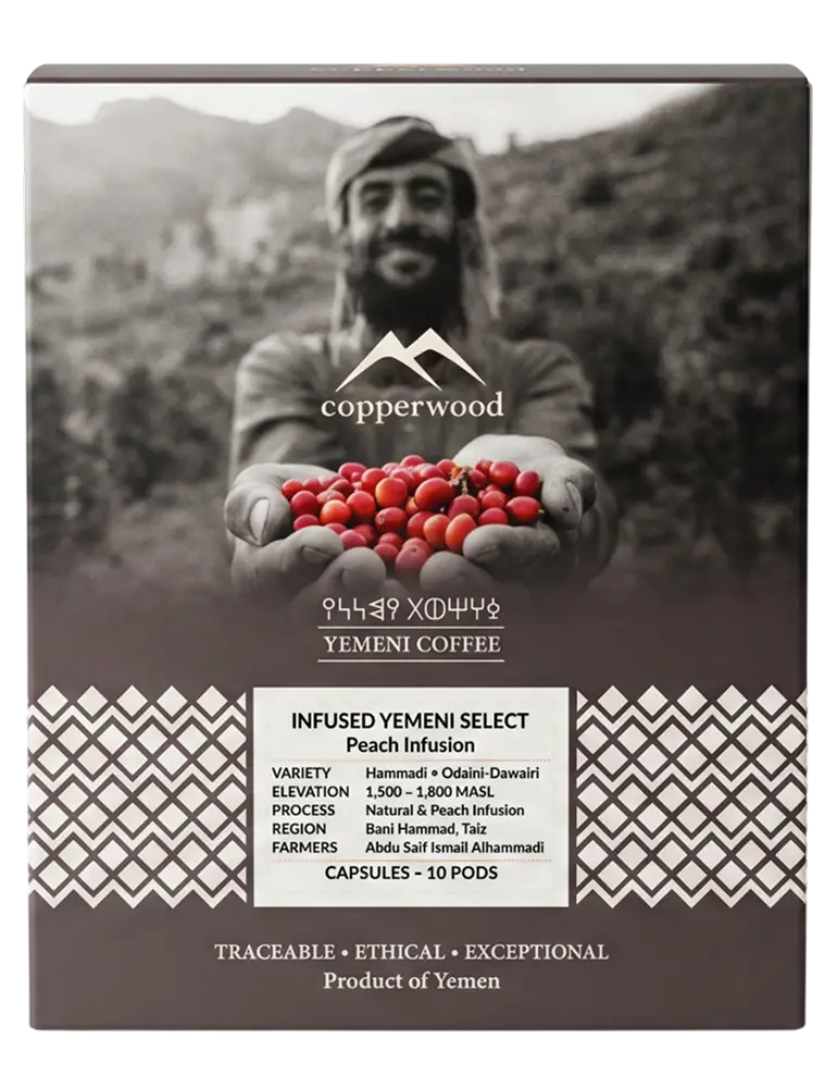 Peach Infused Capsules - Front View